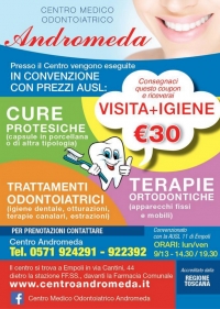 Promozione igiene orale Empoli. Andromeda Centro Odontoiatrico
