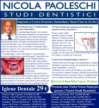Implantologia dentale a carico immediato prezzi a LUCCA Dr.Paoleschi Nicola