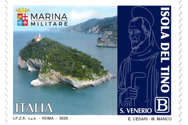 Il francobollo dedicato all&#039;Isola del Tino