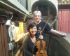 I musicisti Walter Gatti e Elena Saccomandi