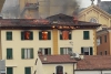 L&#039;appartamento in fiamme