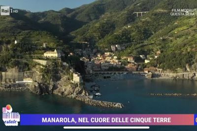 Uno Mattina Estate, oggi in diretta dal Parco delle 5 Terre