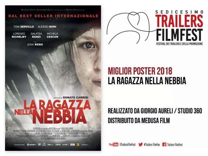 Ekaterina Buscemi, un volto da premio: il poster di &quot;La ragazza nella nebbia&quot; vince al Trailers Filmfest