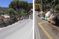 Monterosso, rifiuti abbandonati: interviene la Polizia Municipale