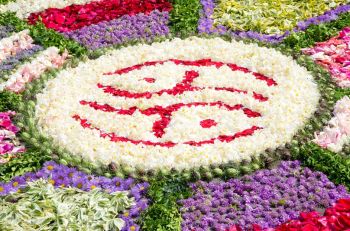 Tutto pronto per l’Infiorata a Santo Stefano