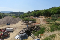 L&#039;area di cantiere del nuovo Felettino