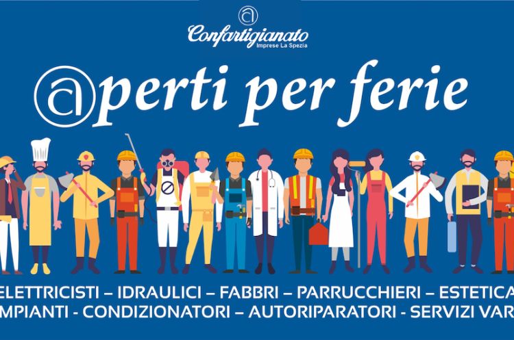 Confartigianato La Spezia lancia l'iniziativa &quot;Aperti per Ferie&quot; 