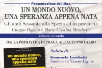 &quot;Un mondo nuovo, una speranza appena nata&quot;: il secondo volume di Pagano e Mirabello arriva a Varese Ligure