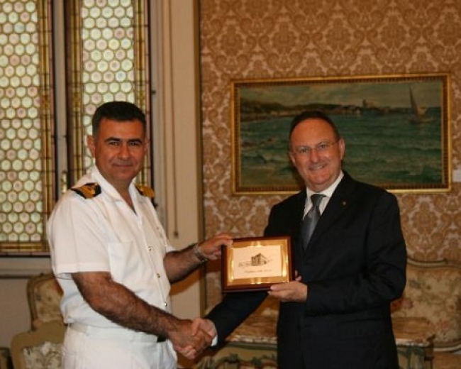 Il Prefetto della Spezia ha incontrato il Comandante Kesgin della Marina turca