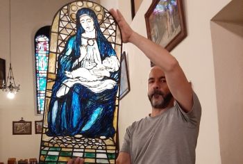 La prima bifora di Aprigliano si può di nuovo ammirare nella chiesa del Sacro Cuore