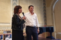 Raffaella Paita con Matteo Renzi alla Spezia