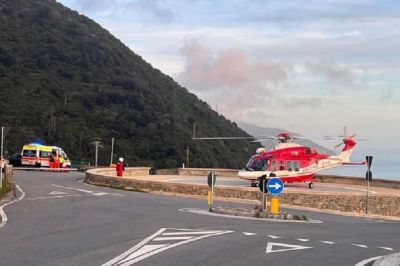 Bimbo ferito ad un occhio, trasportato in elisoccorso al Gaslini