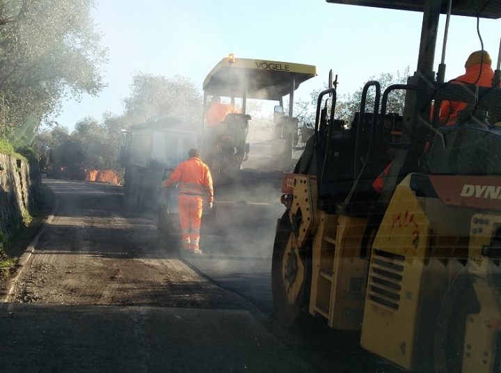 Monterosso, iniziati i lavori per mettere in sicurezza la strada provinciale Colle di Gritta Fegina