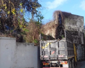 Stadio Alberto Picco: Partiti gli interventi di pulizia finalizzati alla demolizione della Casa del Colonnello (Foto)