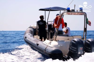 Sea Shepherd e Parco 5 Terre: insieme per la salvaguardia dell&#039;Area Marina Protetta