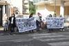 Una manifestazione di protesta degli OSS di Coopservice (foto di repertorio)