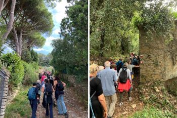 Alla passeggiata per difendere Vallestrieri oltre 200 persone