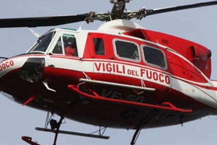 L&#039;elicottero dei Vigili del Fuoco (immagine di repertorio)