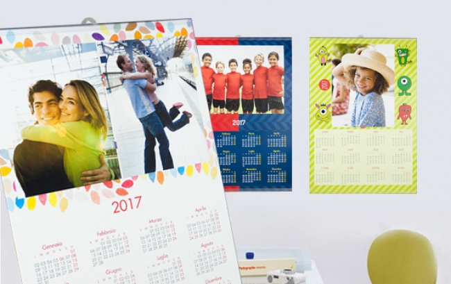 personalizza il tuo calendario 2017