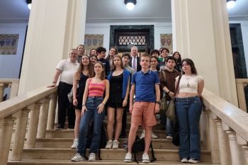 Studenti francesi in visita alla Spezia nell'ambito del programma Erasmus+