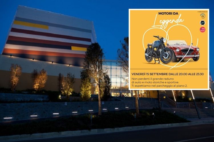 Il Centro Commerciale Le Terrazze ospita il raduno di auto e moto del Club CRAZY MOTORS