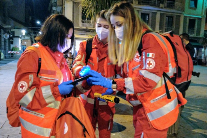 Volontari della Croce Rossa spezzina