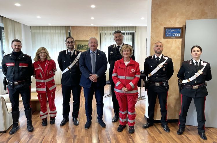 91 Carabinieri ottengono l'attestato di primo soccorso grazie al corso della Croce Rossa
