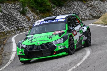 Liberato Sulpizio in azione alla Targa Florio.  