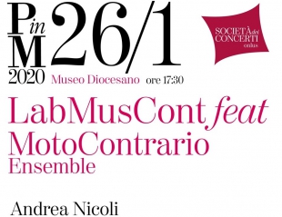 &quot;LabMusCont feat MotoContrario&quot;, la musica contemporanea al Diocesano