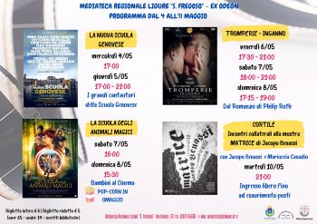 Programma dal 5 al 11 Maggio Mediateca sala Odeon