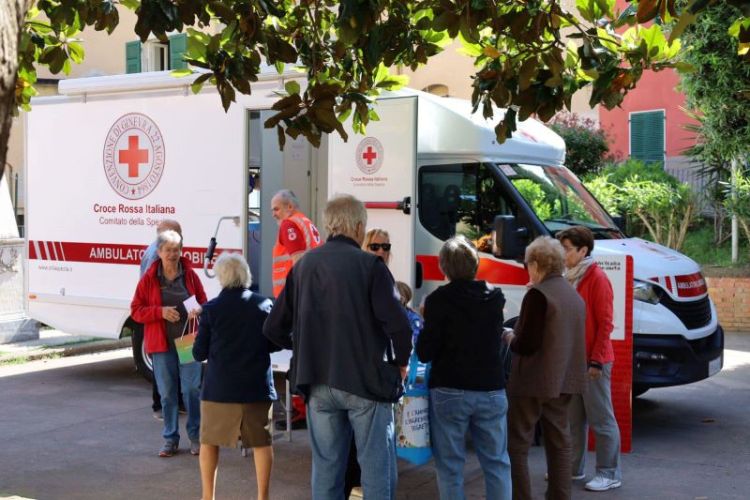 Visite mediche gratuite a Fezzano, arriva l&#039;ambulatorio mobile della Croce Rossa