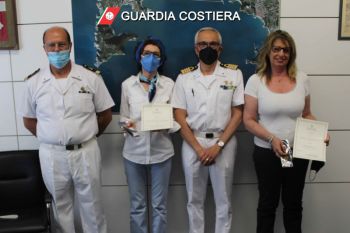 La Capitaneria di Porto della Spezia consegna quattro medaglie commemorative