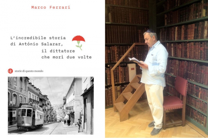 Marco Ferrari e la copertina del suo nuovo libro