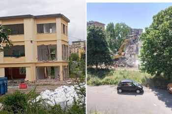 Demolita la storica scuola Fontana, rinascerà per essere di nuovo all&#039;avanguardia