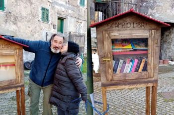 Valdipino: due residenti creano una casetta scambio libri