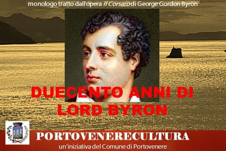 Il Comune di Portovenere ricorda Lord Byron nel duecentenario della morte 