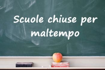 Allerta meteo, ecco i comuni in cui l&#039;attività didattica sarà sospesa (in aggiornamento)