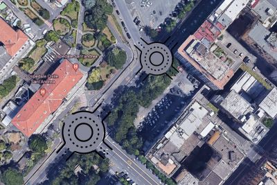 Pazzaglia propone due rotonde in piazza Caduti