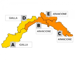 Allerta arancione sullo spezzino prorogata sino alle 8.00 di lunedì 8 febbraio. Attivo il Centro Operativo Comunale