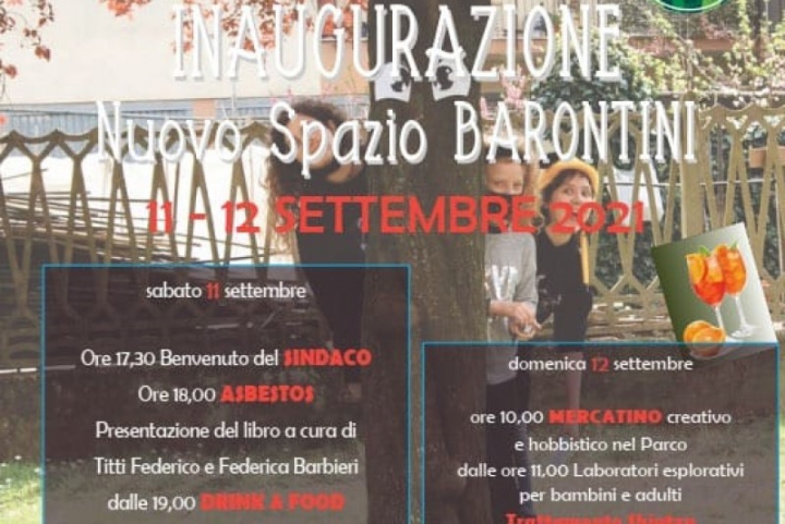 Sarzana, apre il Parco Barontini: due giornate di cultura per inaugurare la nuova attività