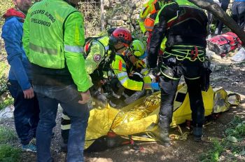 Turista cade sul sentiero: l&#039;intervento di Soccorso alpino e Vigili del Fuoco