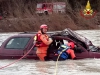 Auto nel fiume Vara, allarme a Borghetto