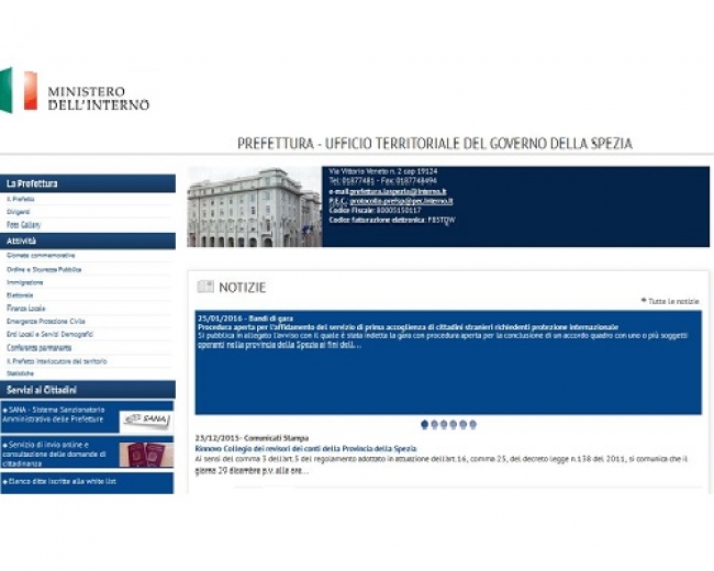 Gara per l&#039;affidamento del servizio di accoglienza ai richiedenti asilo: tutte le informazioni sul sito della Prefettura