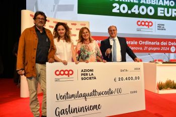 Grazie all'iniziativa “Un voto, un pasto”, Coop Liguria donerà 136.500 euro a una settantina di associazioni liguri