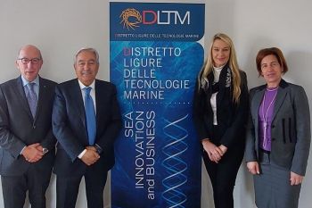 La Senatrice Stefania Pucciarelli in visita al Distretto Ligure delle Tecnologie Marine