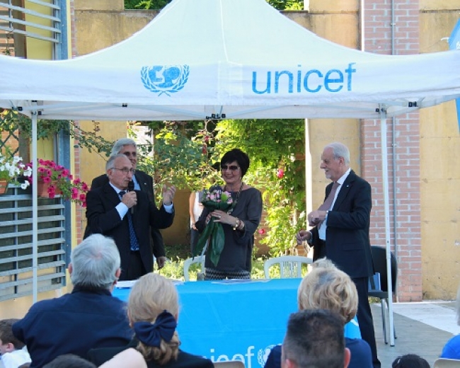 Il bilancio delle attività svolte ed il ringraziamento ai volontari nella festa per i 70 anni dell&#039;UNICEF