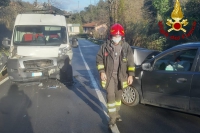 Incidente stradale in via Buonviaggio