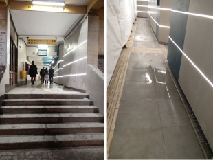 &quot;Lavori in corso, ma il sottopasso della stazione di Monterosso è già allagato&quot; (foto)