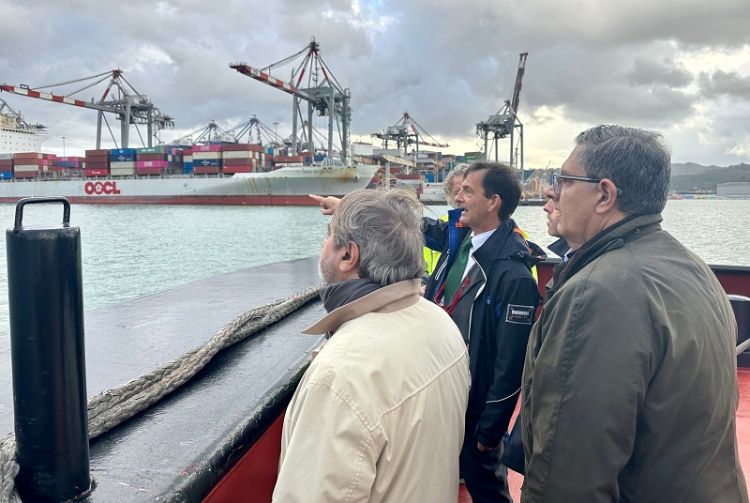 La Spezia Container Terminal riceve la visita del presidente della Liguria Giovanni Toti