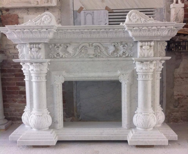Vendita caminetti in marmo a Pietrasanta - Costa Paolo &amp; c